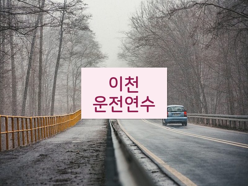 이천운전연수 후기