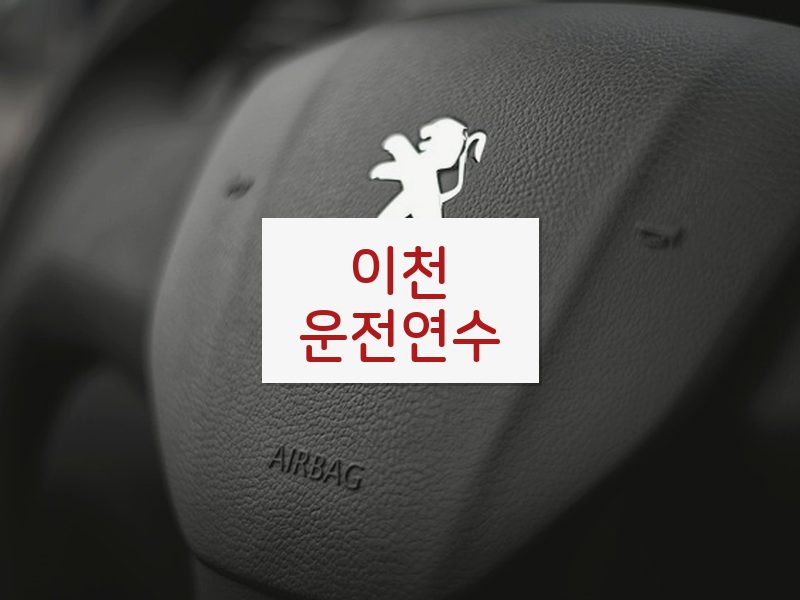 이천운전연수 후기