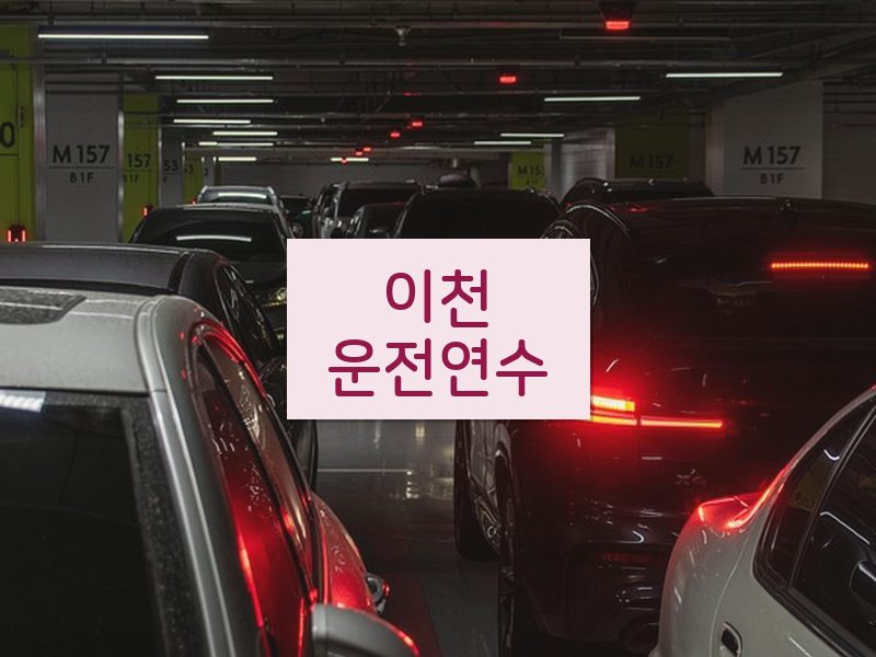 이천운전연수 후기