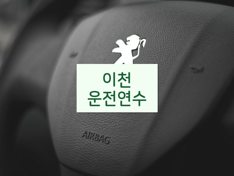 이천운전연수 후기