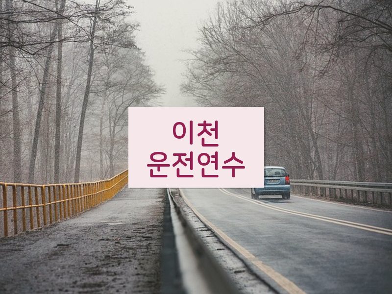 이천운전연수 후기