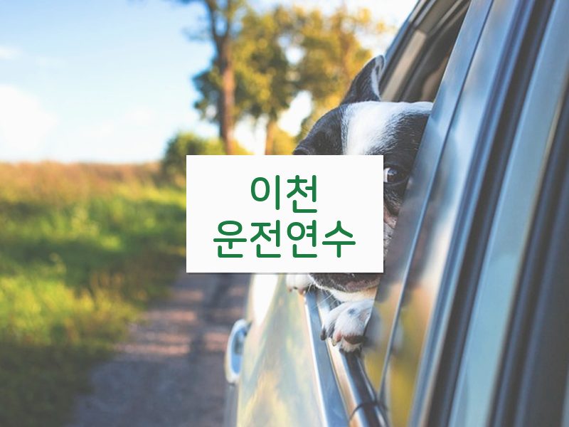이천운전연수 후기