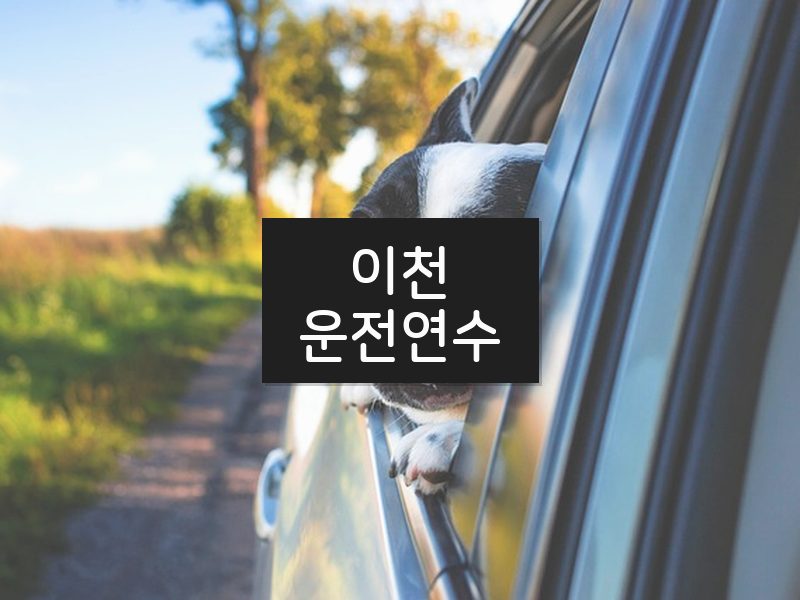 이천운전연수 후기