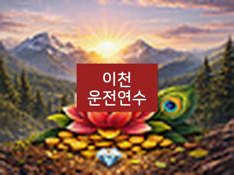 이천운전연수 후기