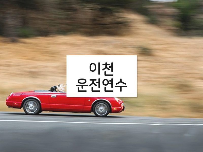 이천운전연수 후기