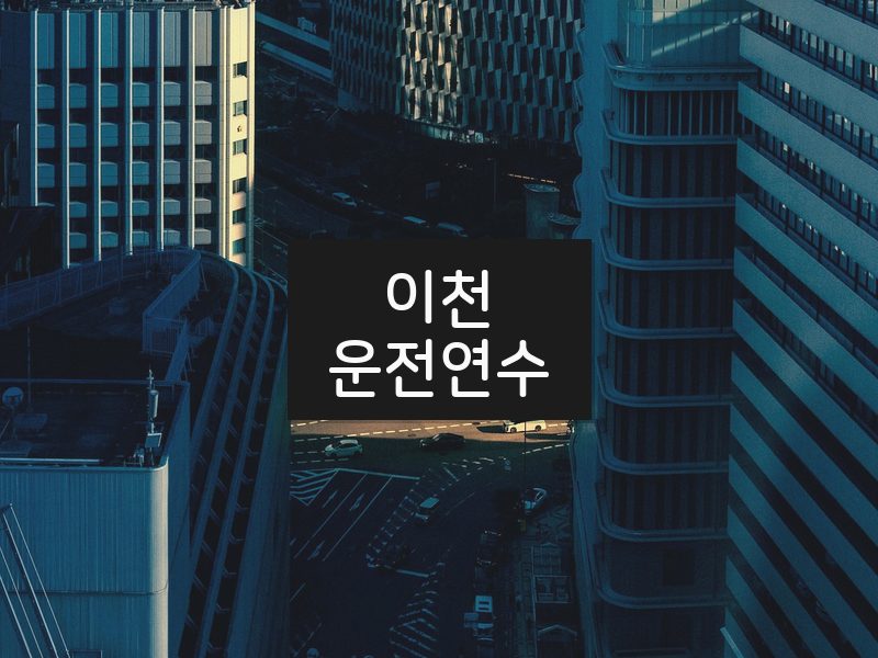 이천운전연수 후기