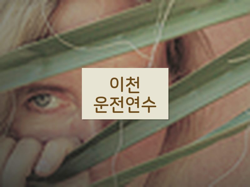 이천운전연수 후기