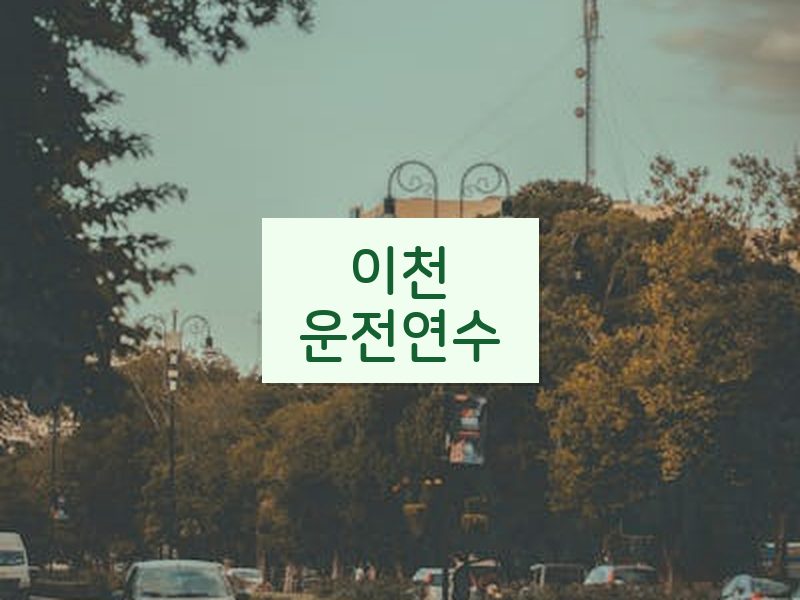이천운전연수 후기