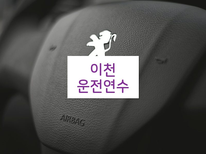 이천운전연수 후기