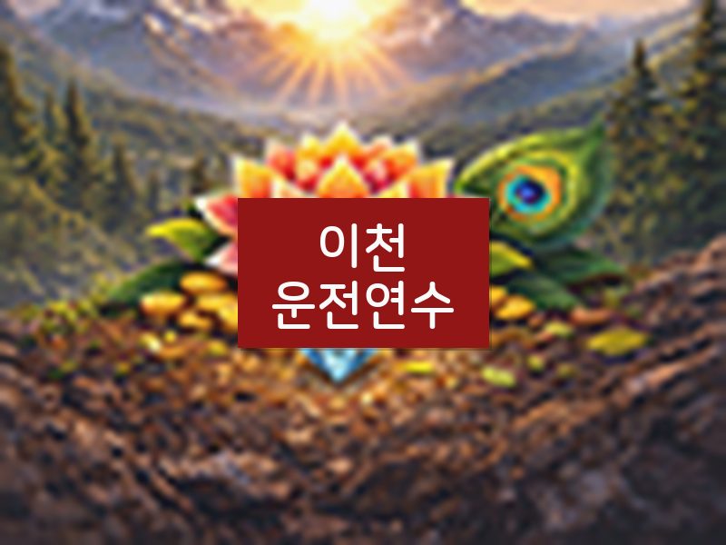 이천운전연수 후기